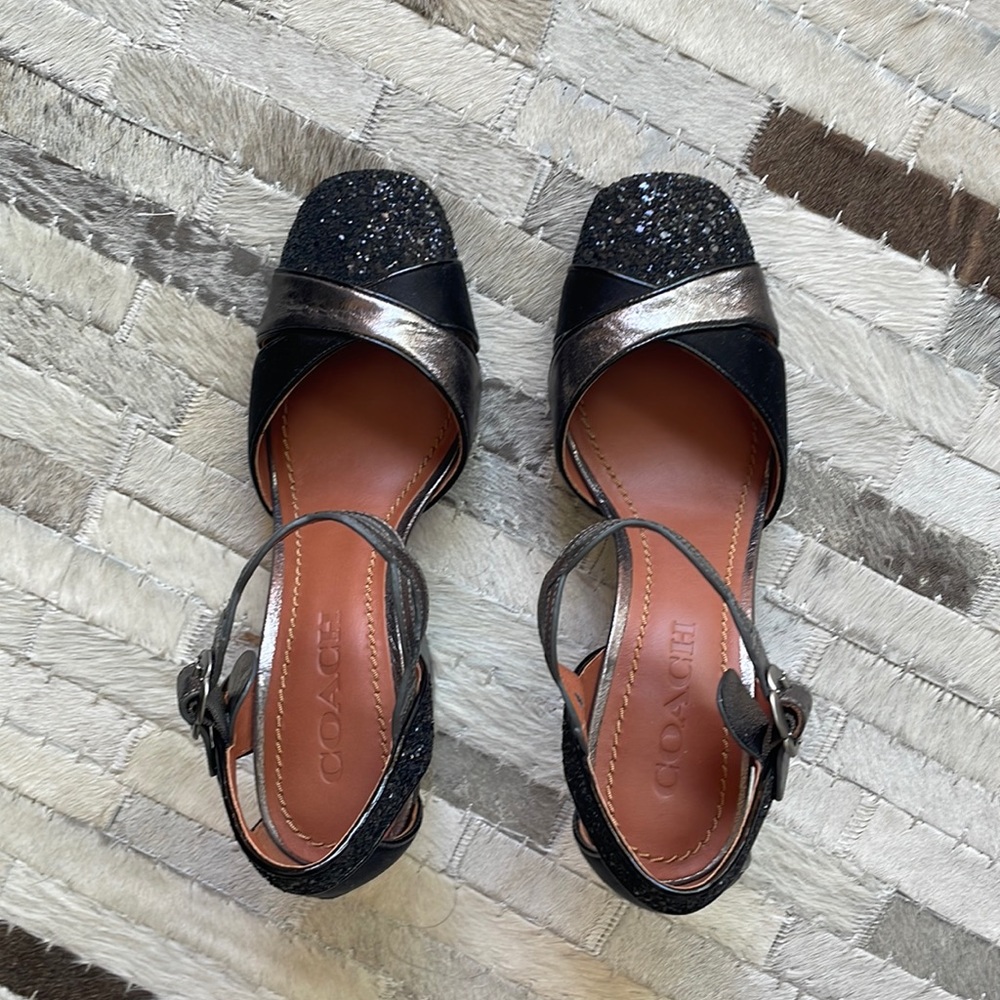 Brand new ankle strap heels. Goes well with dress or pants.